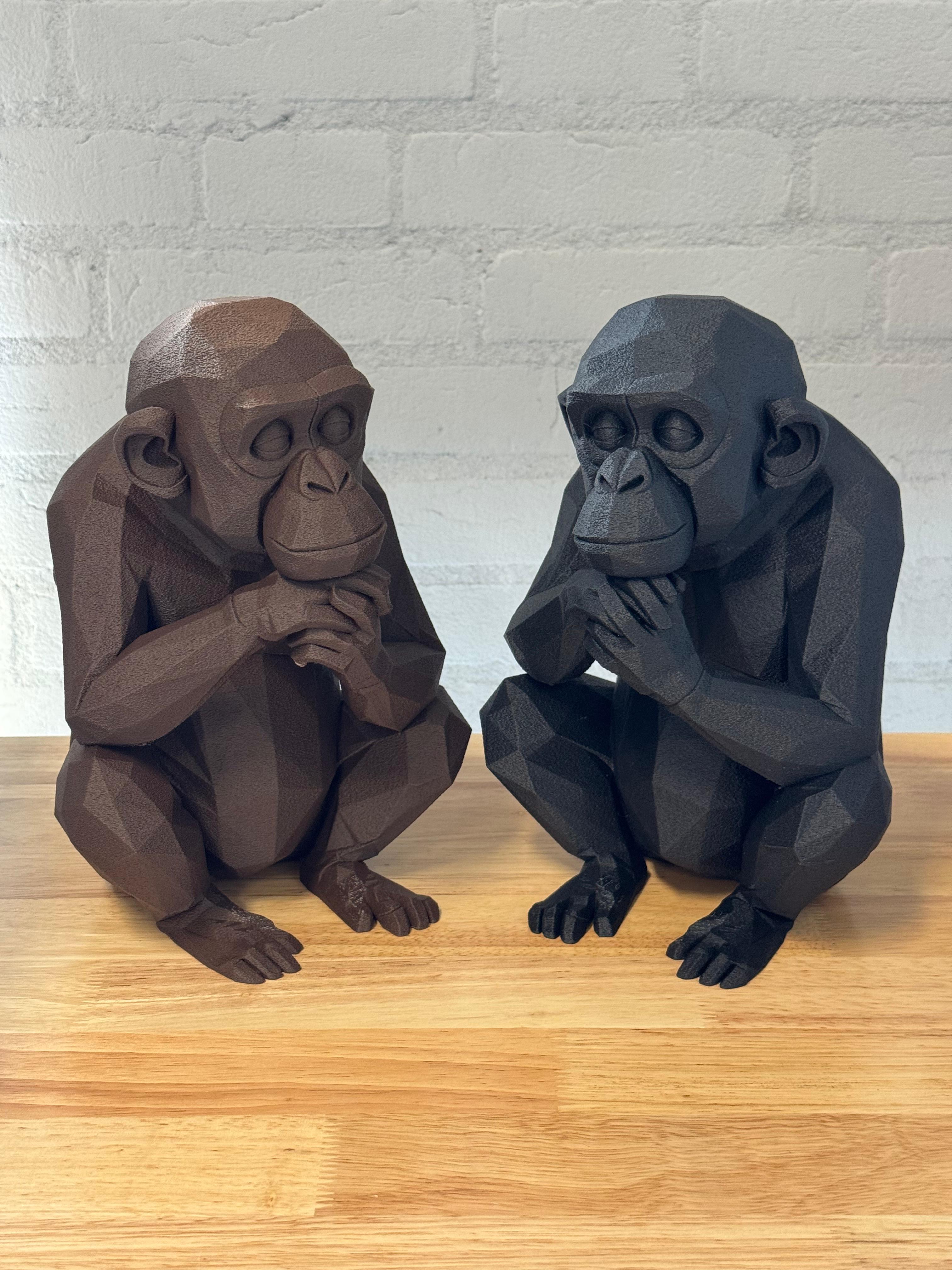 Thinking Monkey Big (kleur dark-chocolate)