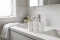 Minimalistische Tandenborstelhouder Set – Wit